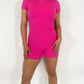 Natalia Romper - Fuchsia