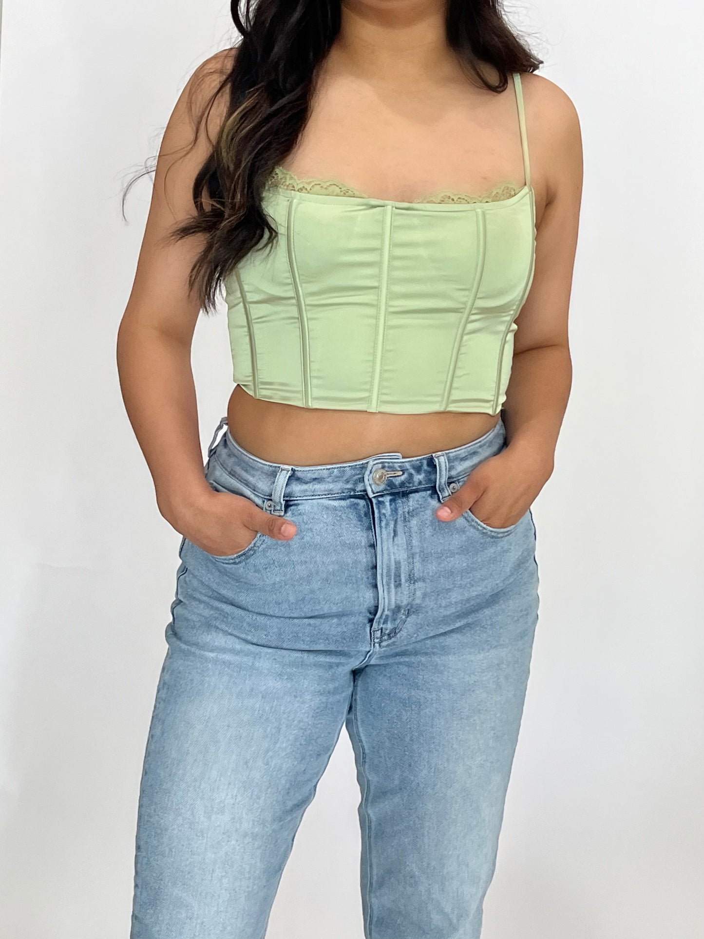 Kali Corset Top - Tea