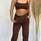 Valerie Lounge Sweat Set - Brown