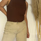 Camila Top - Brown